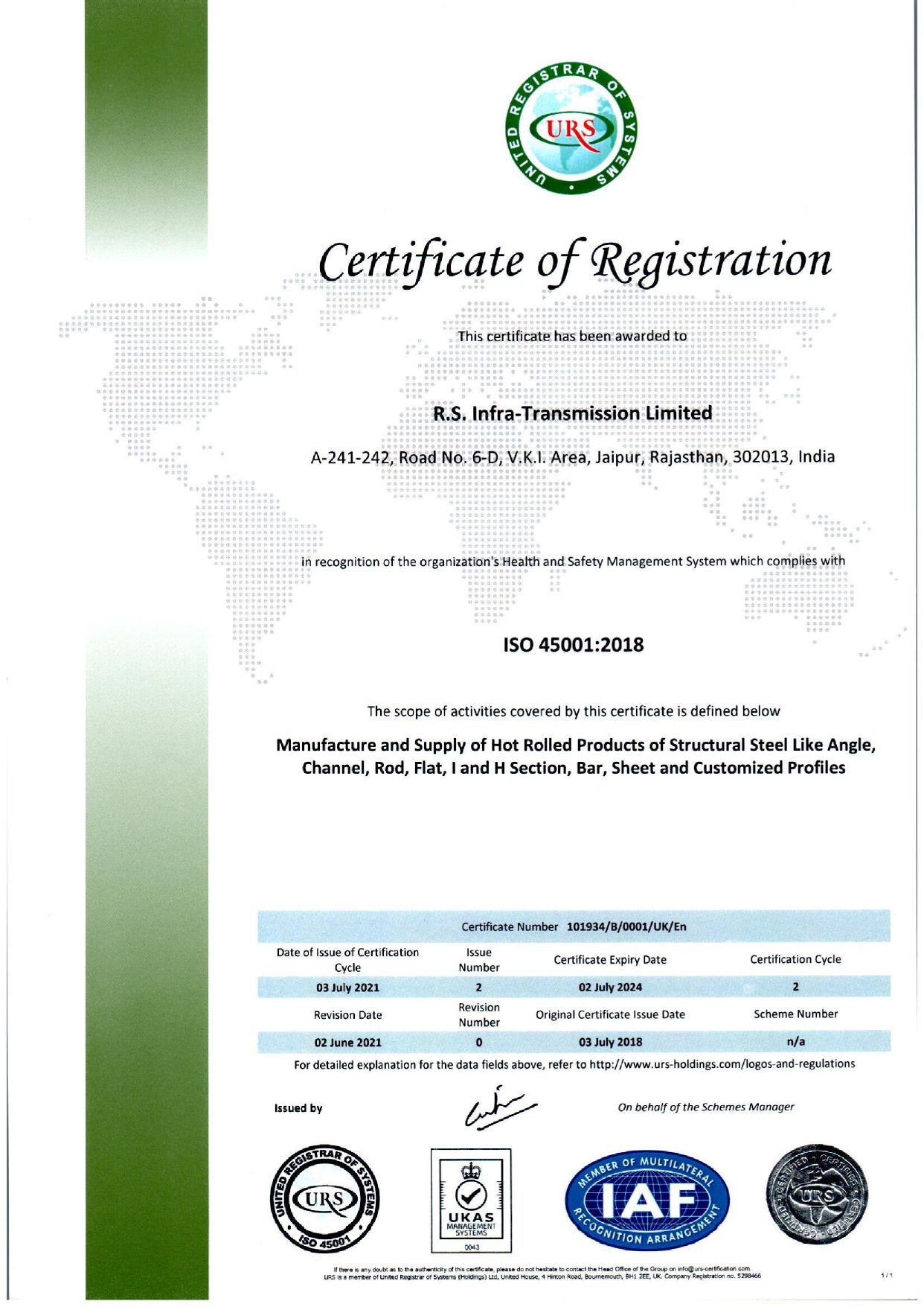 ISO 45001-2018